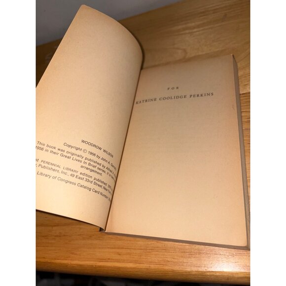 Woodrow Wilson John A. Garraty Paperback Biography 1970s United States President - Picture 10 of 10